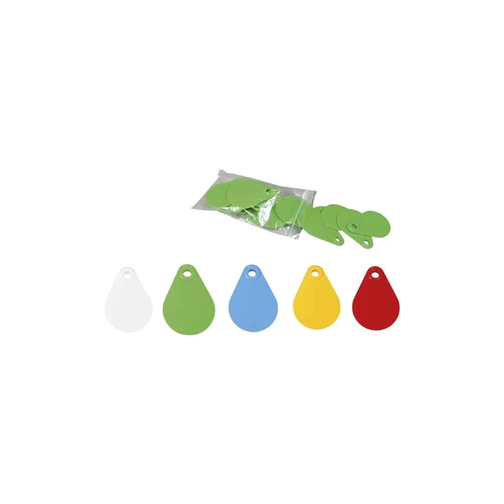 Plăcuță identificare verde 25 buc.