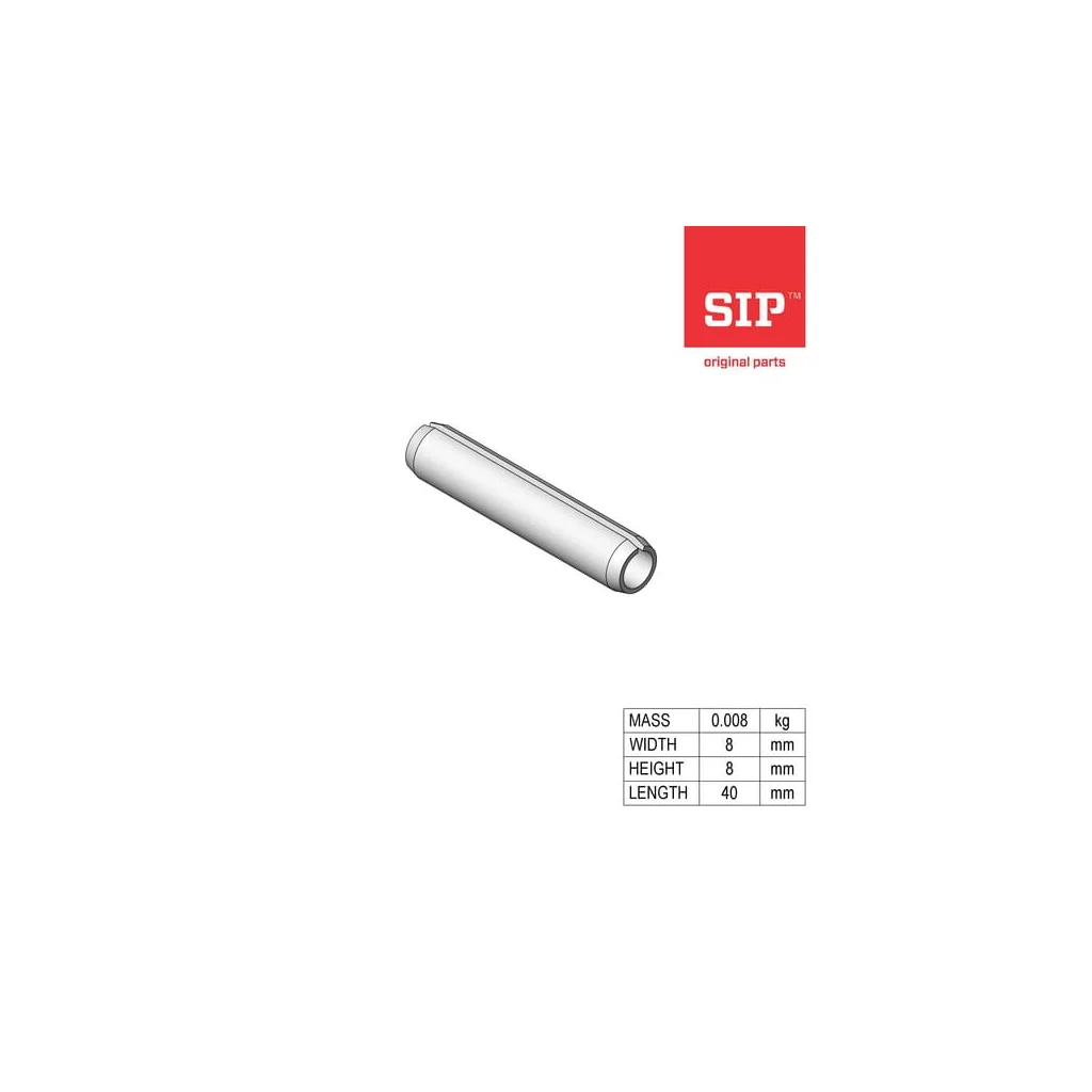 Tension pin 8x40 DACROMET /ISO 8752