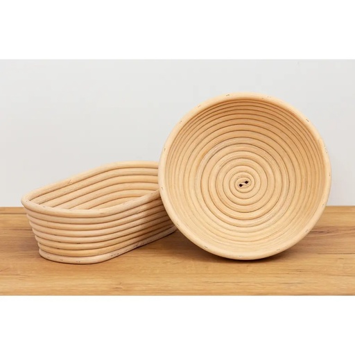 Cos rotund pentru dospire aluat, 23,5 cm, ratan, 1000 g