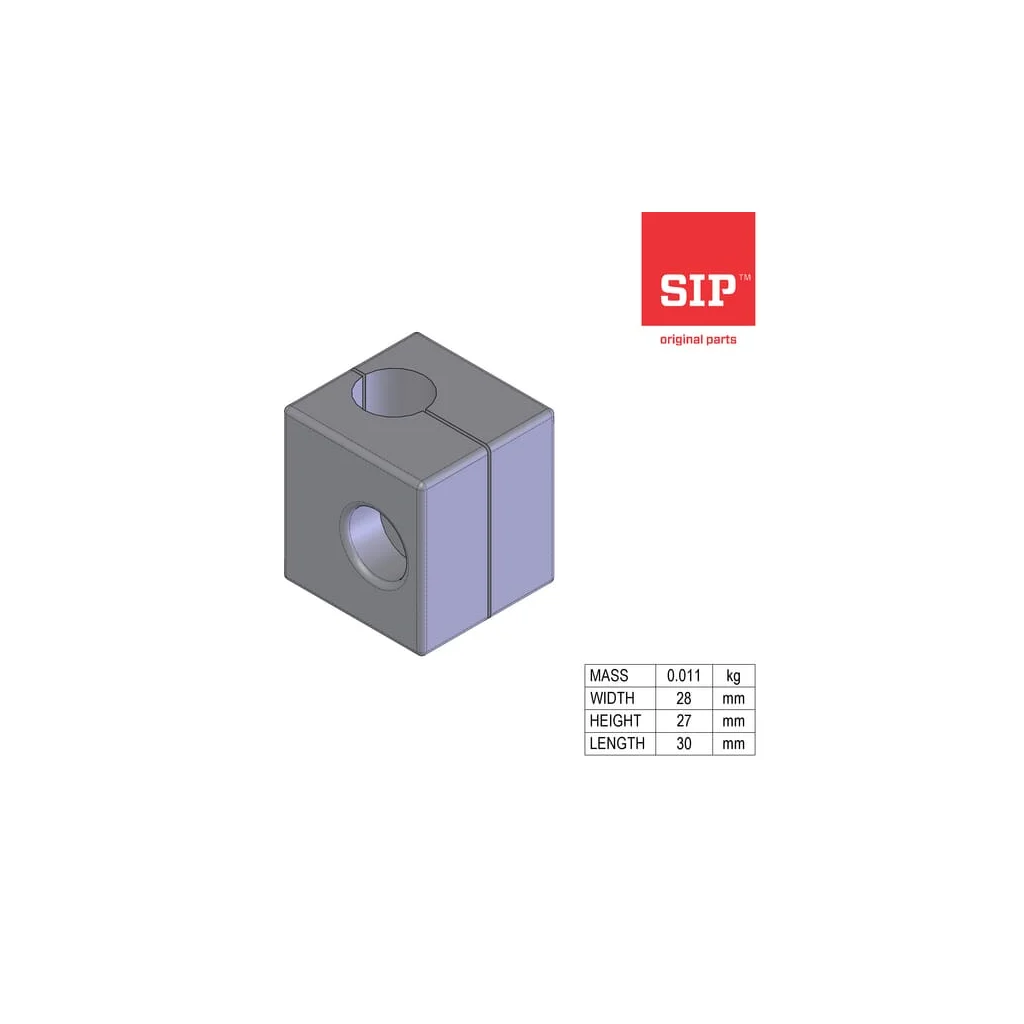 Suport conductă – plastic 112 PPH 12mm
