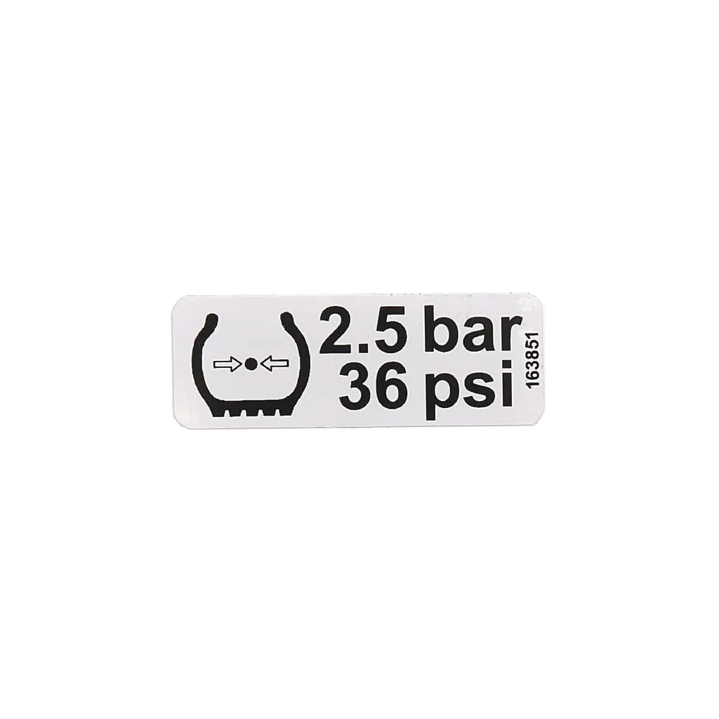 Autocolant Fella "2.5 BAR"