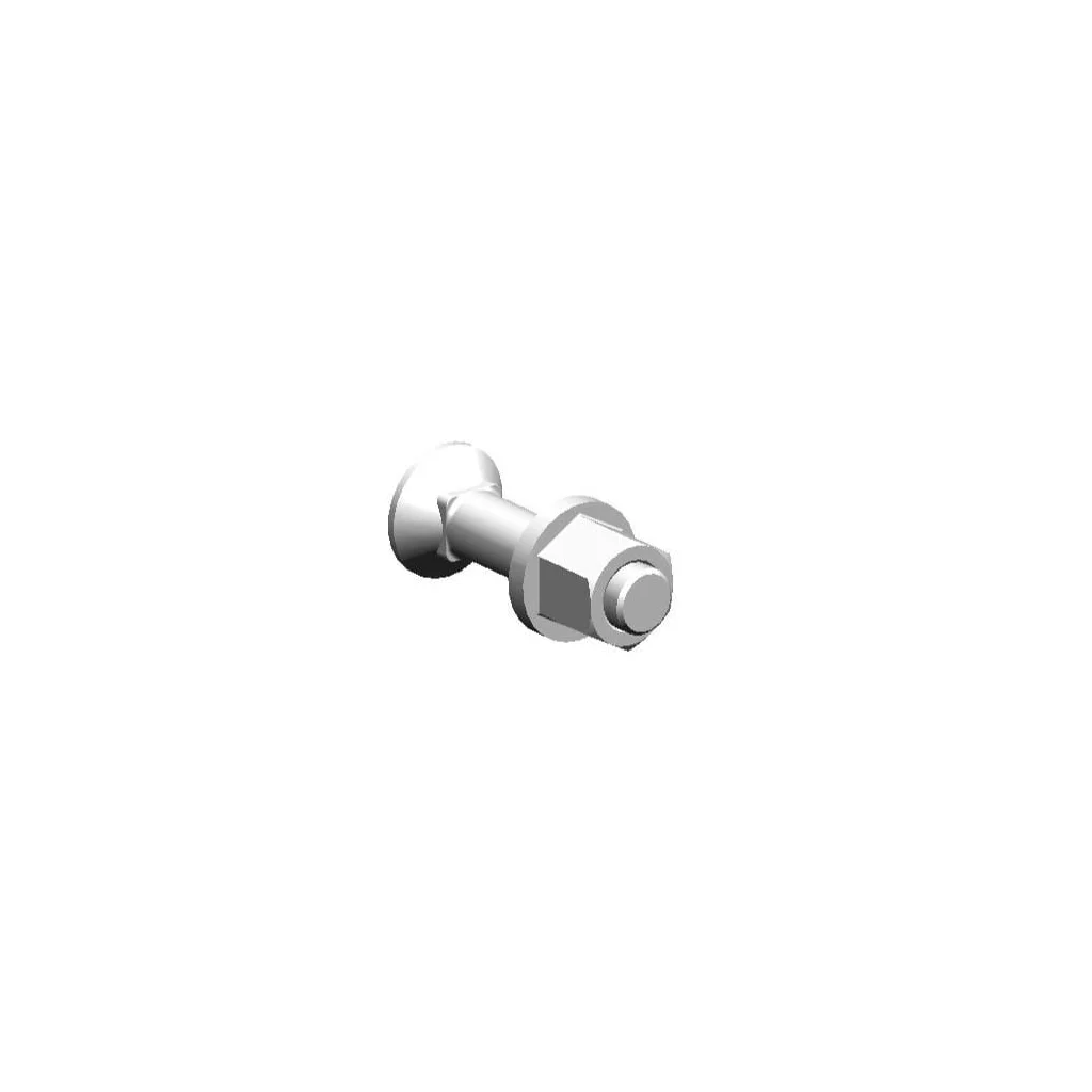 Șurub cu cap hexagonal cu piuliță M12x1.25x55-12.9-MUH-BK55