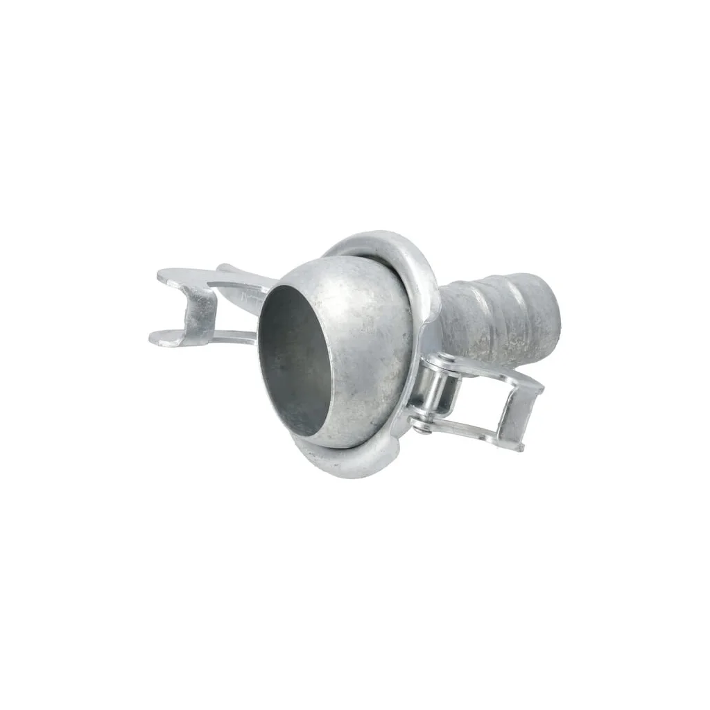 Cuplă cu ștuț filet tată 4" + conexiune furtun 3" Bauer