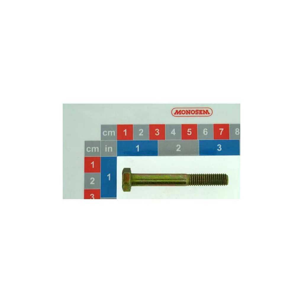 Șurub cu cap hexagonal DIN931 M8x60 oțel zincat