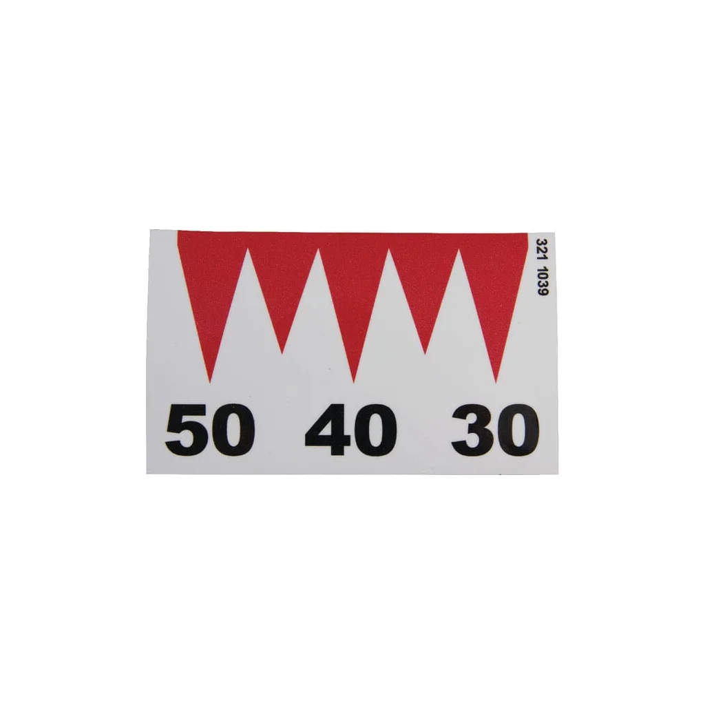 Etichetă Vari 50-30 stânga