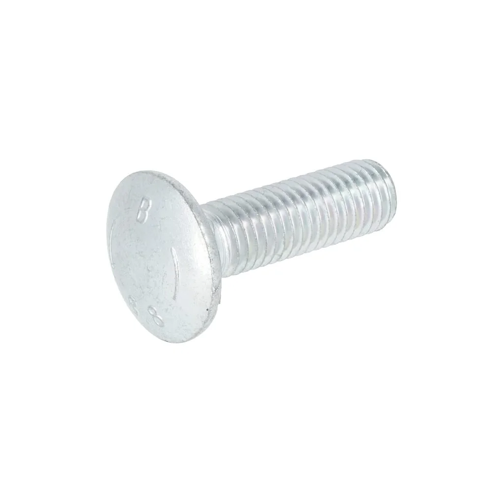 Bolț cu cap rotund și piuliță