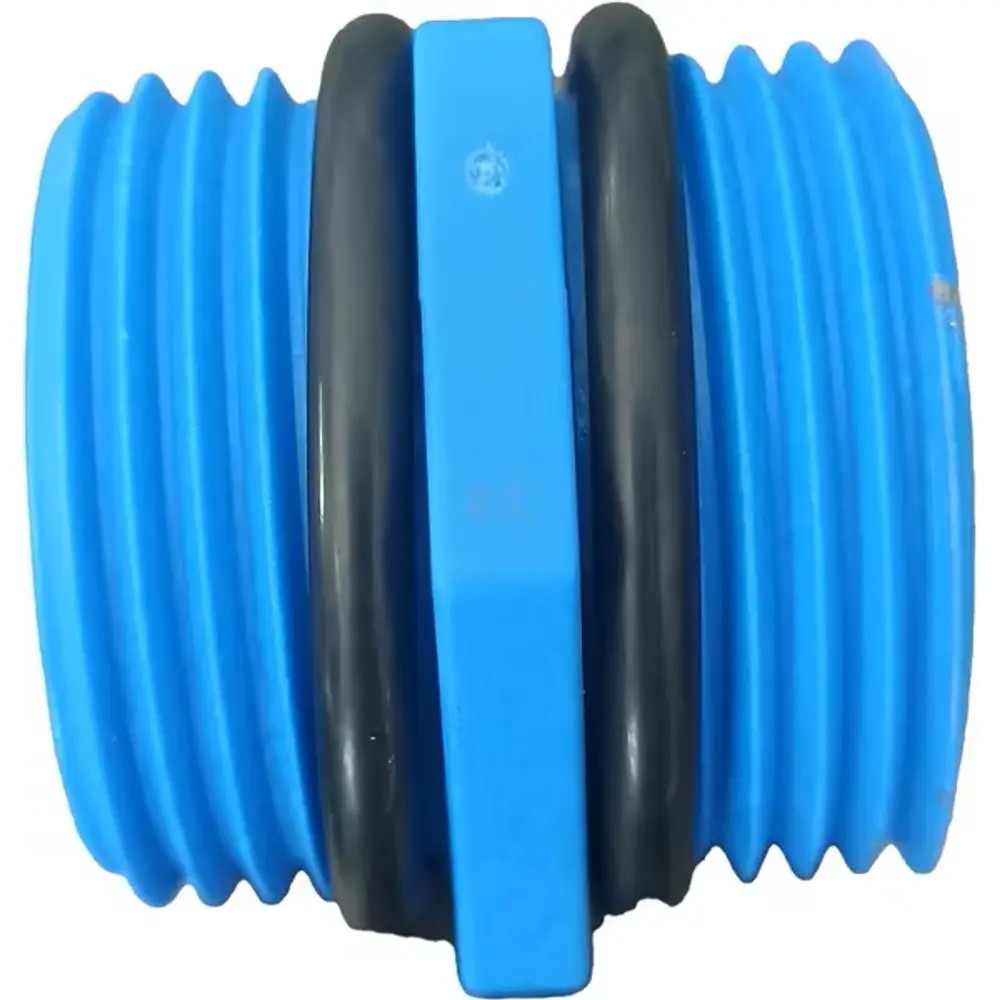Niplu / Mufă cu filet exterior 3/4″ pentru filtre de apă, țevi, cu O-ringuri incluse