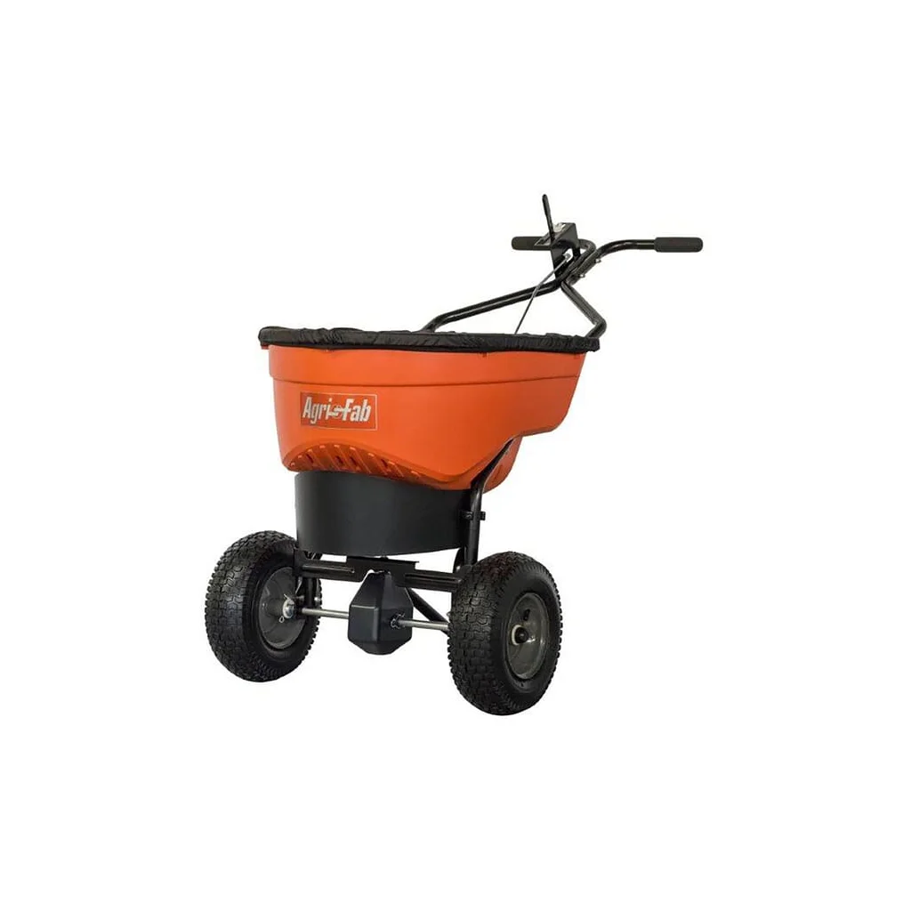 Împrăștietor manual de sare / fertilizator, model împins, 60 kg