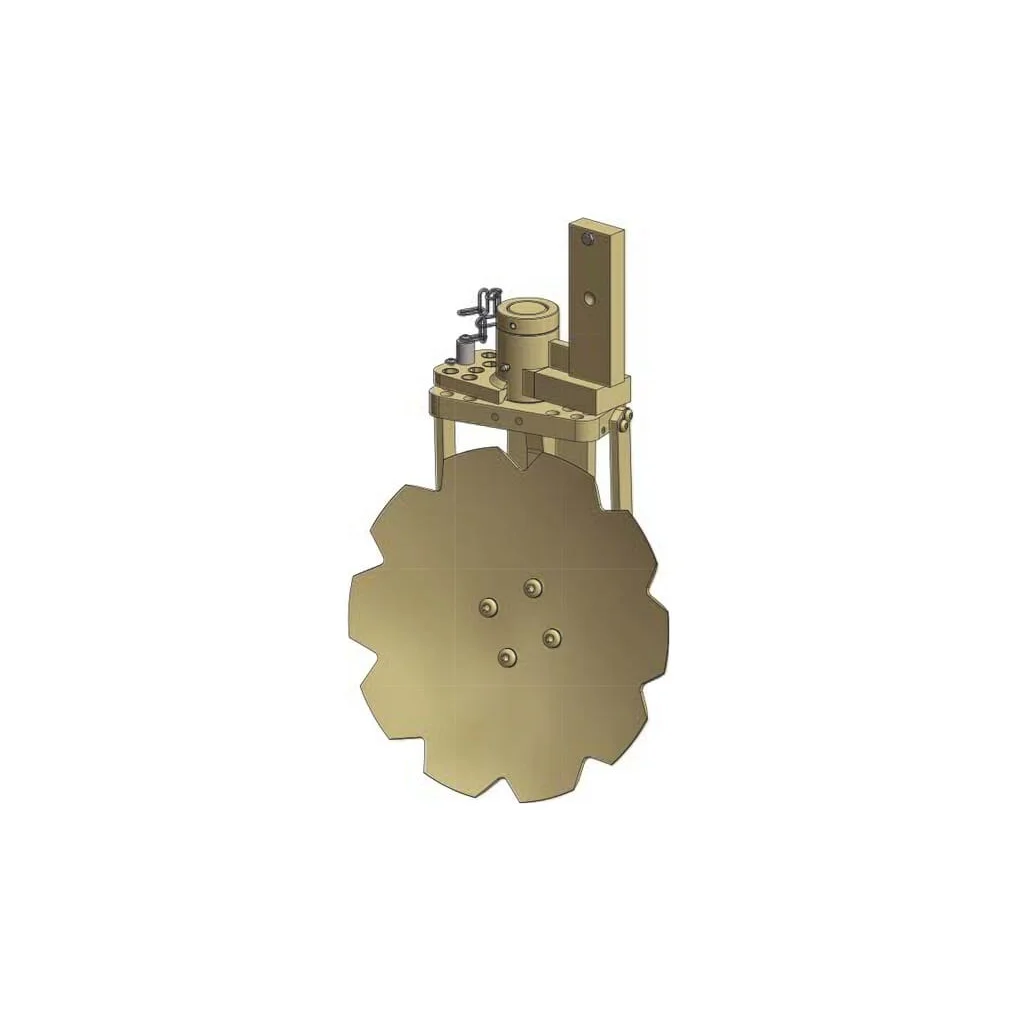Plug cu disc Ø 460 mm cu reglare a unghiului dreapta/stânga