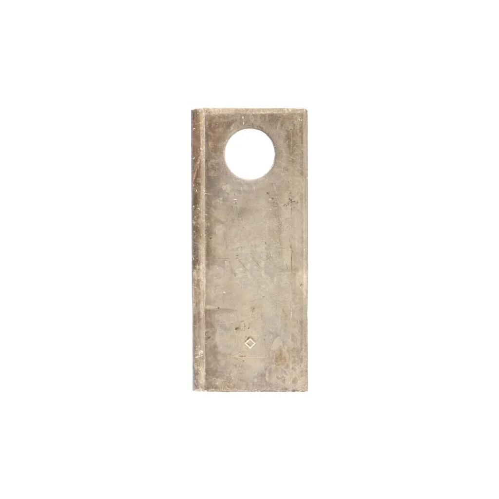 Lamă cositoare stânga 120x49x4mm orificiu 21mm potrivită pentru Pöttinger