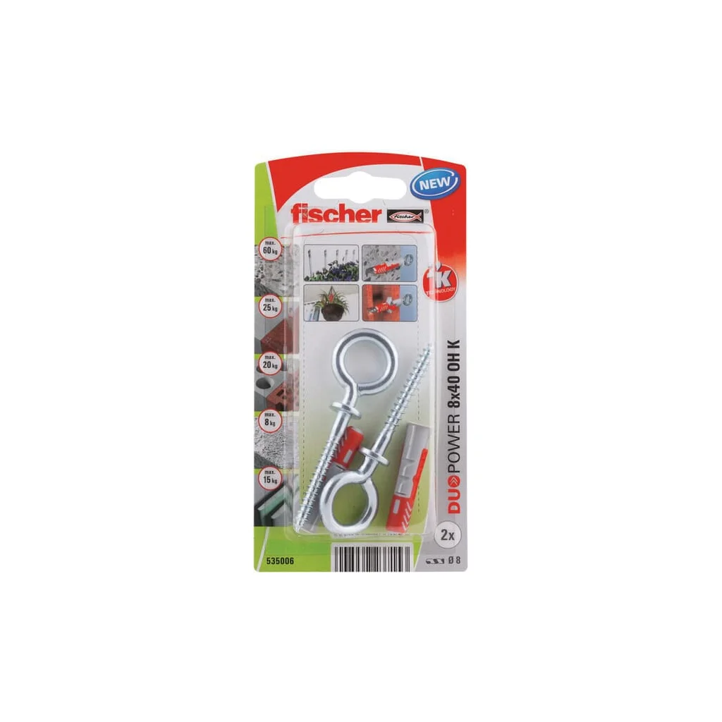 Plug Duopower 8x40 OH K 2 buc