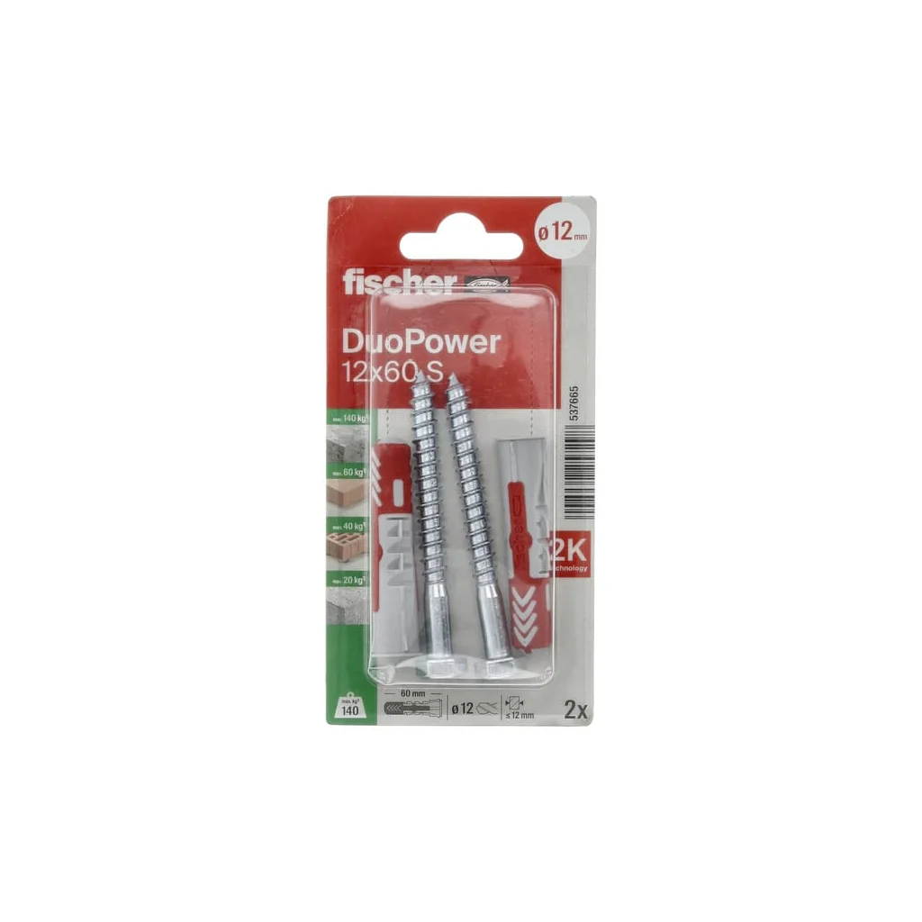Plug Duopower 12x60 S 2 buc.