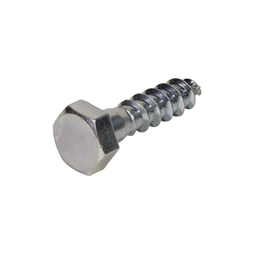 Șurub pentru lemn cap hexagonal DIN571 6x50mm oțel zincat grupa 4.6